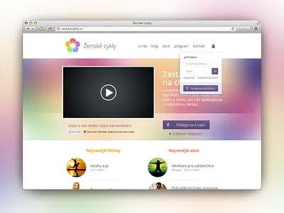 ZenskeCykly.cz site web website woman