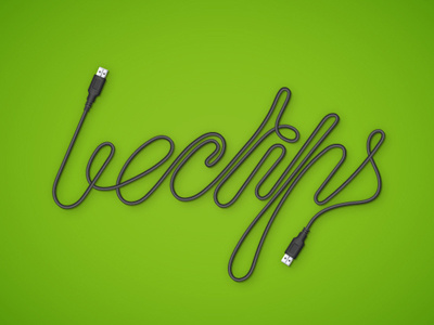 USB Wire Text illustrator text tutorial usb wire