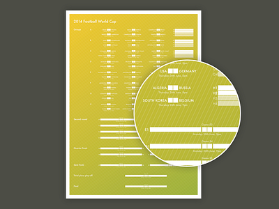 World Cup poster 2014 brazil chart cup fifa football planner poster soccer tournament wall world