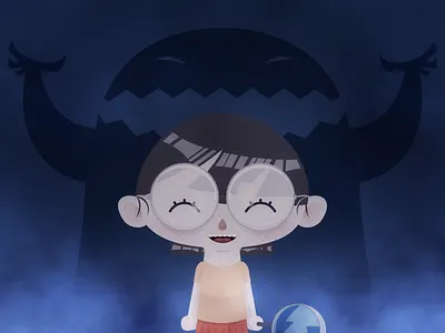 Spooky doo ghost happy illustration paint scooby spooky terror welma