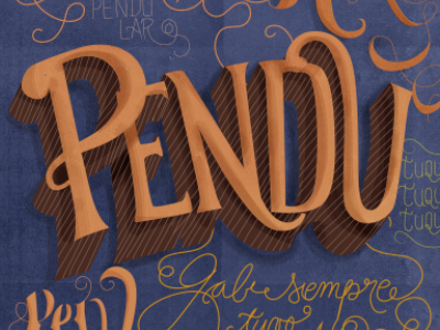 pendu-work in progress 2 lettering type