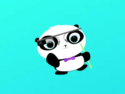 Little Panda app character design fun icon illustration ios panda sketch app