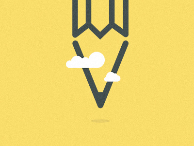 V graphic design icon vector