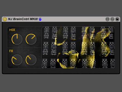 Brain CTRL MKIII ableton jitter max quartz syphon ui