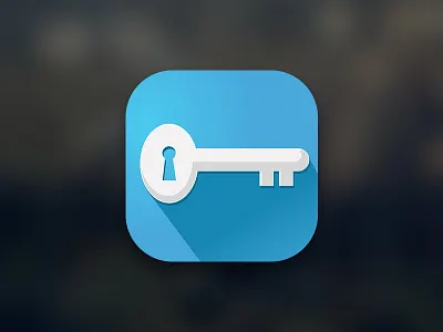GetCyphr IOS 7 Icon cyphr cyphr icon flat icon ios7 icon key icon unlock