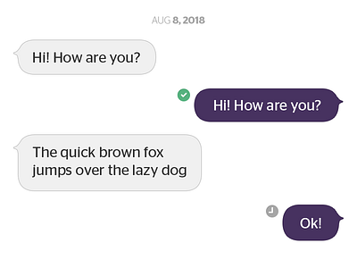 Chat Bubbles bubble callout chat interface ui