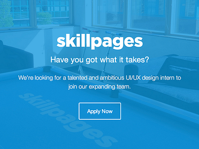 SkillPages is looking for a design intern intern ui ux