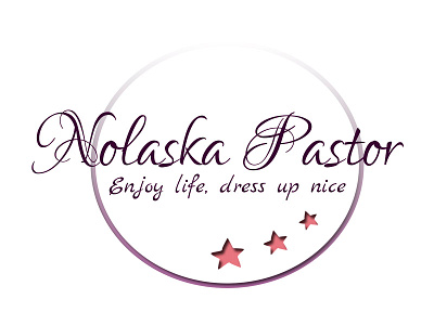 Nolaska Pastor dress font light pink simple star