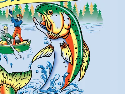 Old South illustration old south spot color sweet water ale