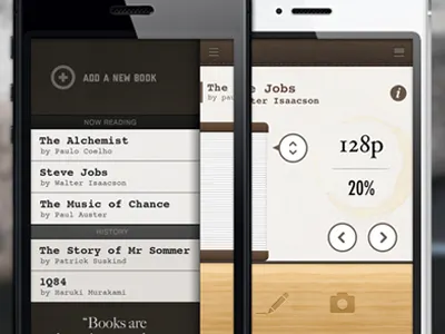 Clipbook - Bookmarker app app design iphone