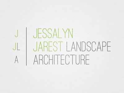 Jjla3 branding landscape architecture logo