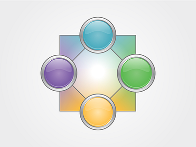 Blank Gems buttons gradients