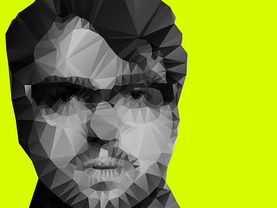 Jonah Ray Low Poly beard comedy glasses jonah ray jonah raydio low poly meltdown nerdist podcast polygon standup triangulation