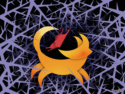 Fox fox illustration photoshop vector