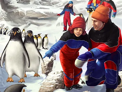 Ski a detail illustration of poster design posters promoting series skiing skiing.