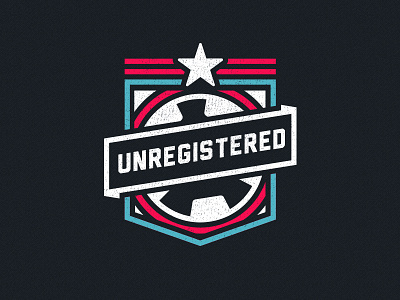 Unregistered Donor Badge badge blood donor emblem football logo mark star