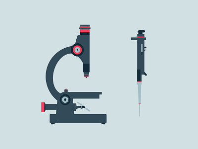 My first chemistry set (sort of) blue chemistry microscope pipette red