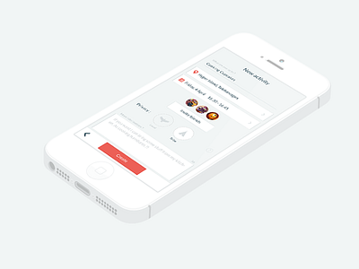 CANU - New activity application canu ios7 iphone application ui design