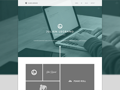 Portfolio Redesign blue design portfolio portfolio redesign redesign web webdesign work works