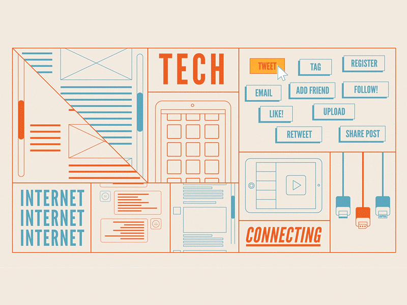 Mentor Up - Technology animated animation cables digital gif ipad mentor up mobile technology