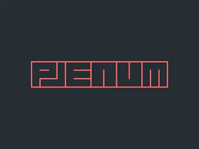 Plenum records identity label logo music