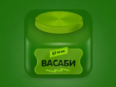 Wasabi cooking green hochland icon pack size wasabi