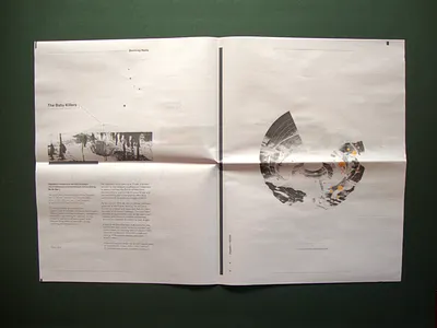 Zeppelin 621195 – Bombing Raids editorial graphic design image making manipulation newsprint typography