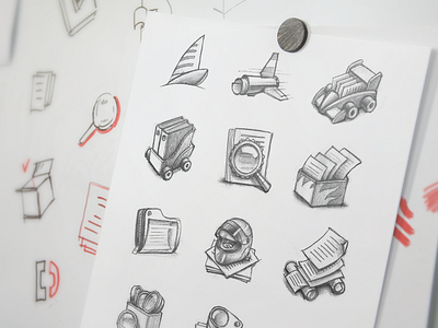 Mac App Icon Sketching app app icon design documents icons logo mac macos paper pencil ramotion sketch