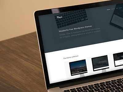 Playne Themes main website landing page playne portfolio shop themeforest themes wordpress