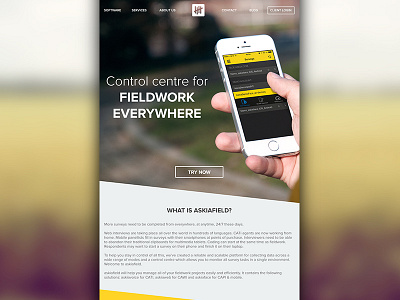 Survey software - product page WIP comp survey survey software ui ui design web website