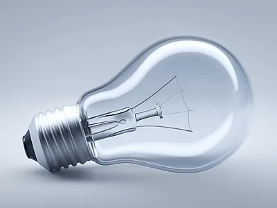 Light Bulb 3d bulb light lightbulb realistic render