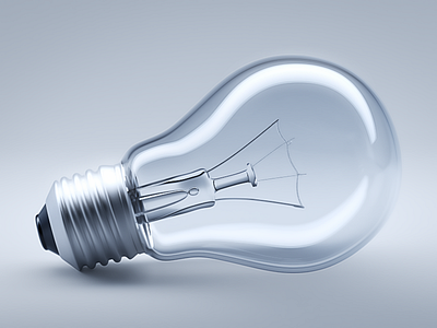 Light Bulb 3d bulb light lightbulb realistic render