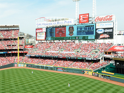 Cincinnati Reds Scoreboard baseball cincinnati mlb reds