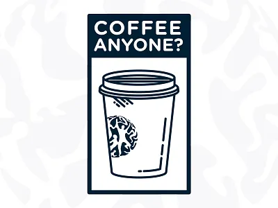 Coffee Anyone? coffee doodle hump day illustration spot typography usana vector