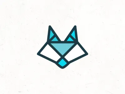 Fox (Logo proposal) blue brand fox identity logo