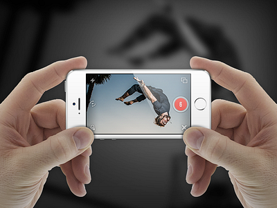 Capture cameo camera capture hands iphone record