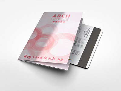 Key Card Holder Mock-up card card holder club credit card folder gift holder hotel card hotel key key mockup vip