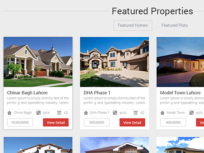 Real Estate Agency graphic real estate web design web template