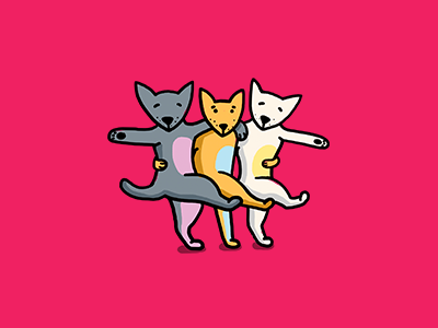 cats cats fun illustration