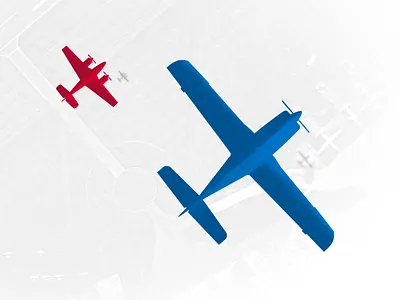 For the birds aerial clouds flying plane prop