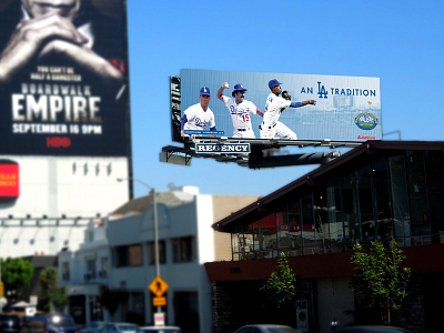 Lad12 Billboard Gordon baseball billboard dodgers logo mlb sports