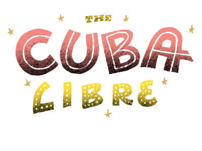 The Cuba Libre cintiq digital filigree hand drawn hand lettering illustration ink lettering