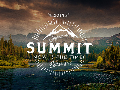 Summit Final bible branding feathers hand drawn hand lettering identity illustrator inspiration logo mountains photoshop verse