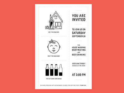 Housewarming invitation