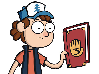 Dipper dipper falls gravity gravity falls illustration paranormal supernatural