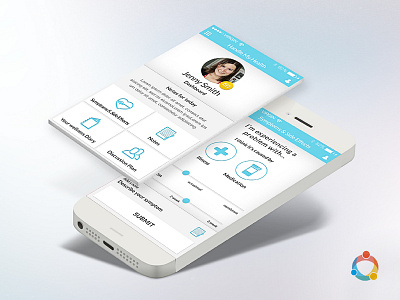 Health App, quick mock up.. health app interface medical ui ux