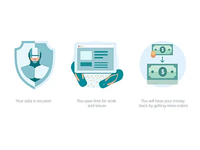 Fleasy Illustrations fireart fireart studio flat fleasy icon illustration