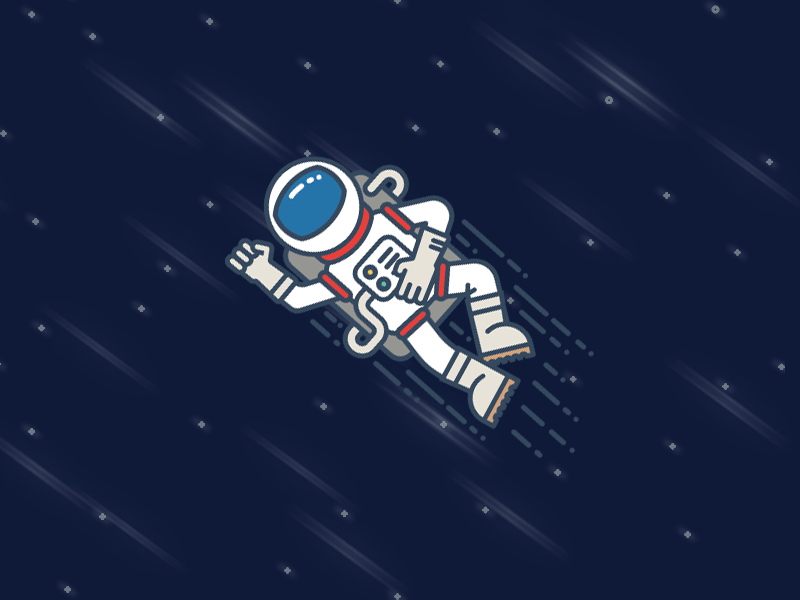 Astronaut cosmos galactic space stars