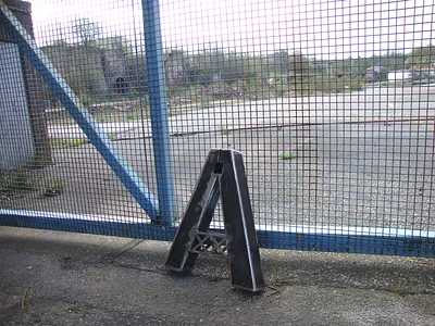 Steel Fabricated A degree show fabrication final project graphic design installation steel