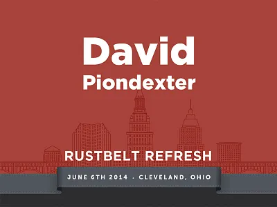 Rustbelt Refresh Name Badges badges conference rustbelt refresh